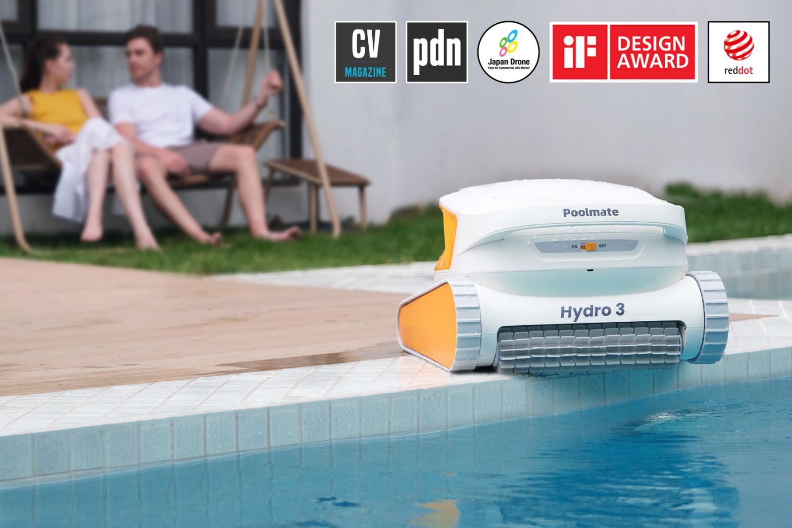 Robot về sinh hồ bơi hydro 3